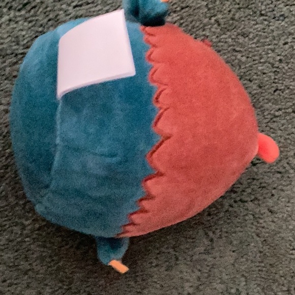 Plush Bird Toy for Small Pets - Blue and Brown - Picture 2 of 4